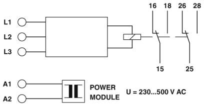 Phoenix contact 2867979 EMD-FL-3V-500 Контрольное реле