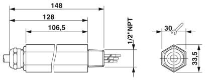 Phoenix contact 2882572 S-PT-EX(I)-24DC-1/2" Устройство защиты от перенапряжений