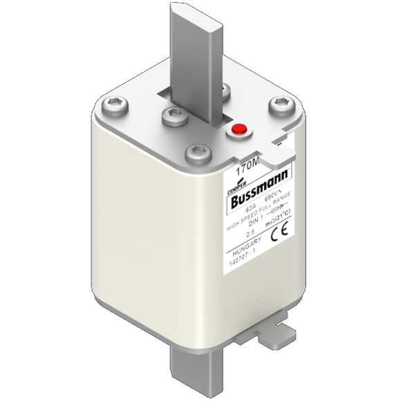 170M4177 Быстрый предохранитель 63A 690V DIN 1 GR