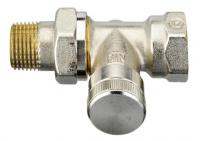 003L0144 Запорно-присоединительный клапан Danfoss RLV Ду 15 прямой никелированный