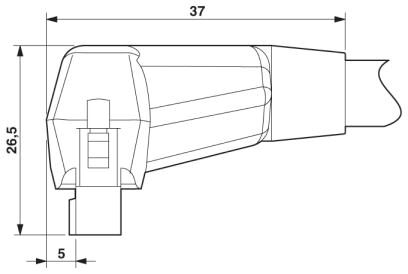 Phoenix contact 2901606 VIP-CAB-FLK14/AXIO/0,14/1,5M Круглый кабель
