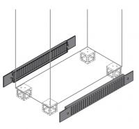 ABB ZN0006 Фланец цоколя вент.100х600мм ВхШ, 2 шт.