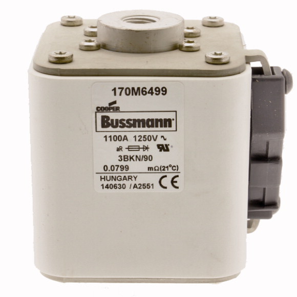 170M6498 Быстрый предохранитель 1000A 1250V 3BKN/90 AR