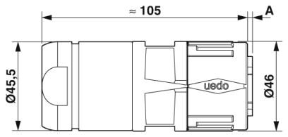 Phoenix contact 1613428 SM-5ES1N8A8L32S Кабельный соединитель