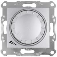 Schneider Electric SDN2201260 SEDNA LED СВЕТОРЕГУЛЯТОР повор-наж, прхд, универсальный 4-400Вт, АЛЮМИНИЙ