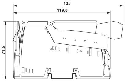 Phoenix contact 2861580 IBS IL 24 BK-T/U-PAC Устройство сопряжения с шиной