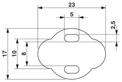 Phoenix contact 813925 KMT 24X10 WH 200 Маркер для кабелей