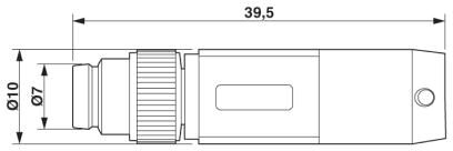Phoenix contact 1412953 SAC-8P-M8MS/3,0-542/M8FSSH BK Кабель для датчика / исполнительного элемента