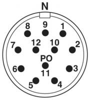 Phoenix contact 1614920 RC-12P1N12D11B Разъем блочный