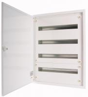 285221 Complete flush-mounted flat distribution board, white, 24 SU per row, 6 rows, type E (BF-U-6/144-E)