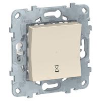 Schneider Electric NU553544 UNICA NEW таймер нажимной, 10А, бежевый