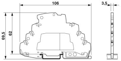 Phoenix contact 2907326 TTC-3-2X1-24DC-PT Устройство защиты от перенапряжений