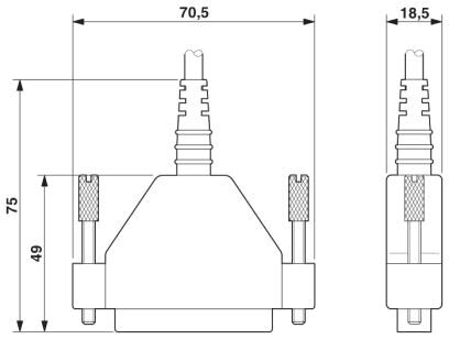 Phoenix contact 2302638 FLK 50/EZ-DR/D37SUB/300/Y81P-O Кабель