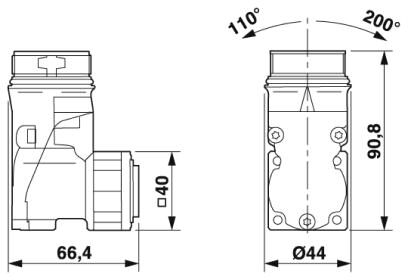 Phoenix contact 1605798 SM-5EPWN8AAD00 Аппаратн. соединитель, передняя стенка
