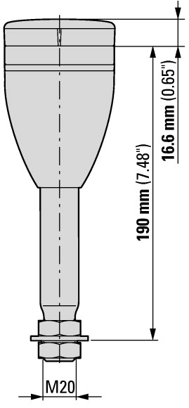 171452 Базовый модуль;алюминиевая труба 100 мм (SL7-CB-T-100)