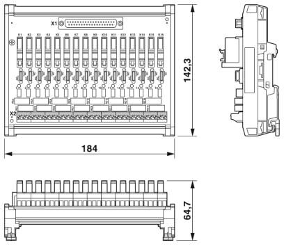 Phoenix contact 2905196 UM-D37M/16RSC-24DC/DO/C300/R Активный модуль