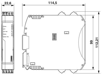 Phoenix contact 2316363 GW PL FF/MODBUS Преобразователь протоколов