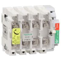 Schneider Electric GS1JD4 ВЫКЛЮЧАТЕЛЬ-РАЗЪЕДИНИТЕЛЬ-ПРЕДОХРАНИТЕЛЬ 4X100A 22X58