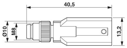 Phoenix contact 1458651 SAC-3P-M8Y/2X10,0-PUR Кабель для датчика / исполнительного элемента