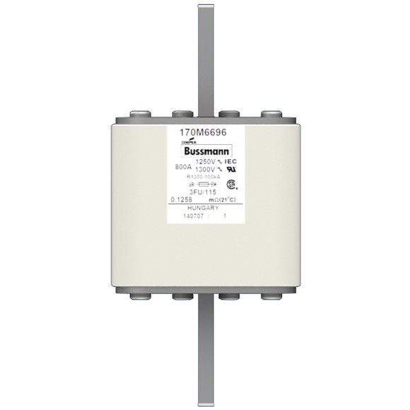 170M6697 Быстрый предохранитель 900A 1250V 3FU/115 AR CU