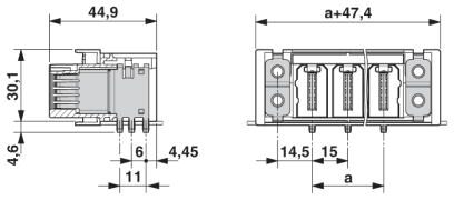 Phoenix contact 1785003 DFK-IPC 35 HC/ 6-GF-15,00 Разъем печатной платы
