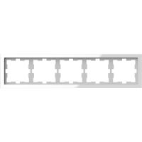 Schneider Electric MTN4050-6520 MERTEN D-Life РАМКА 5-постовая, БЕЛ. КРИСТАЛЛ