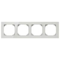 ABB 2CLA857400A3001 Рамка 4-постовая, серия SKY, цвет стекло белое