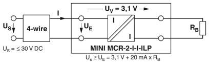 Phoenix contact 2901995 MINI MCR-2-I-I-ILP-PT Пассивное устройство для развязки