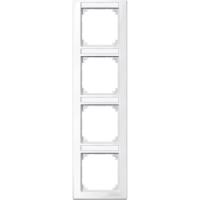 Schneider Electric MTN470419 MERTEN M-Smart РАМКА 4 поста с полем д/надп. верт. устан. ПОЛ.БЕЛЫЙ, SM