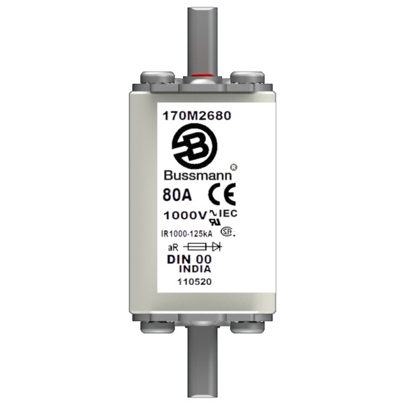 170M2680 Быстрый предохранитель 80A 1000V DIN 00 AR