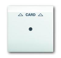 Плата центральная (накладка) для механизма карточного выключателя 2025 U, серия impuls, цвет альпийский белый