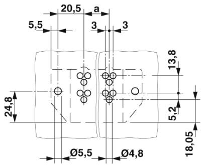 Phoenix contact 1841872 MKDSP 95/ 3-20,0-F Клеммы для печатной платы