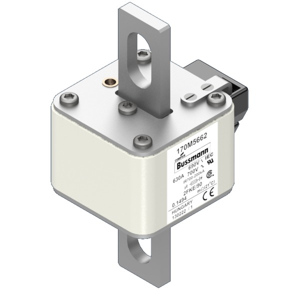 170M5662 Быстрый предохранитель 630A 690V 2FKE/90 AR UC