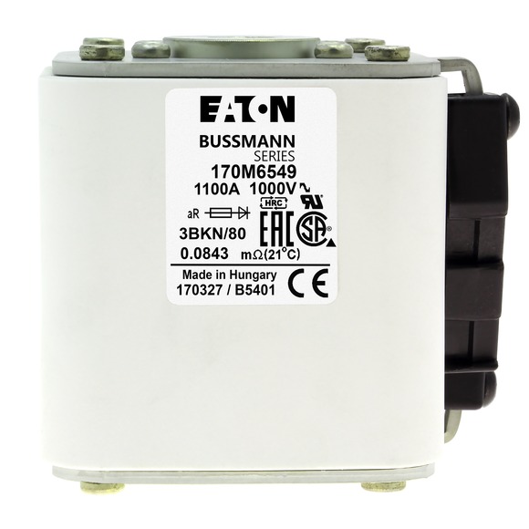 170M6549 Быстрый предохранитель 1100A 1000V 3BKN/80 AR