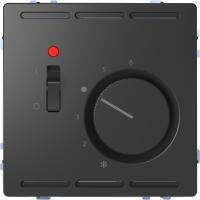 Schneider Electric MTN5761-6034 D-Life ТЕРМОРЕГУЛЯТОР с центр. пл. с выкл.24В, АНТРАЦИТ, SD