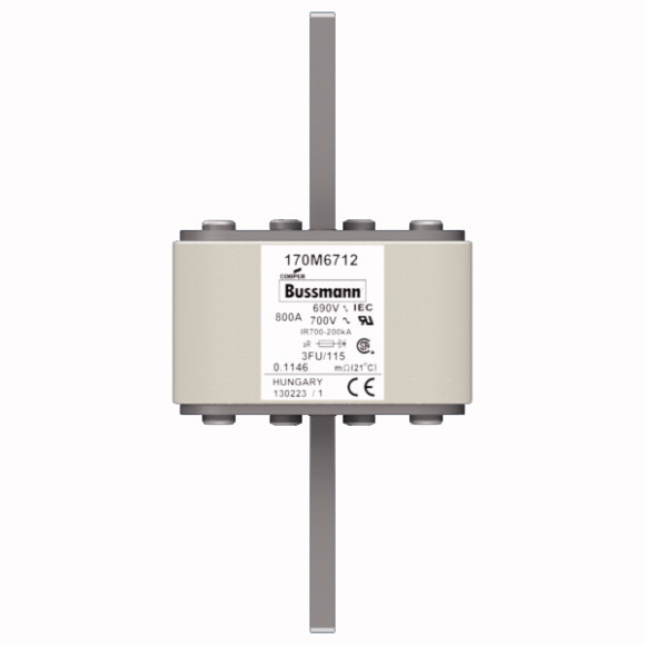 170M6712 Быстрый предохранитель 800A 690V 3FU/115 AR UC