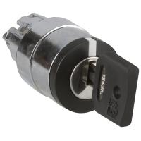 Schneider Electric ZB4BG2K1242A ГОЛОВКА ПЕРЕКЛЮЧАТЕЛЯ С КЛЮЧЕМ, 2 ПОЗИЦ. ZB4BG2K1242A