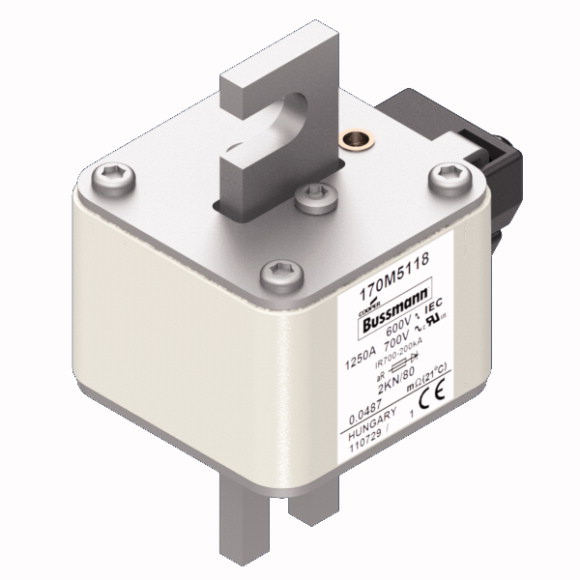 170M5118 Быстрый предохранитель 1250A 600V 2KN/80 AR UC