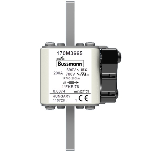 170M3665 Быстрый предохранитель 200A 690V 1*FKE/78 AR UC