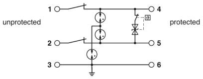 Phoenix contact 2906719 TTC-6-2-HC-M-24DC-UT-I Устройство защиты от перенапряжений