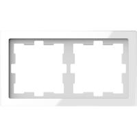 Schneider Electric MTN4020-6520 MERTEN D-Life РАМКА 2-постовая, БЕЛ. КРИСТАЛЛ