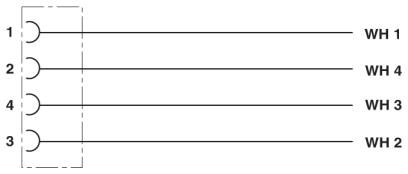 Phoenix contact 1407319 SAC-4P-10,0-28R/FS SCO RAIL Кабель для датчика / исполнительного элемента