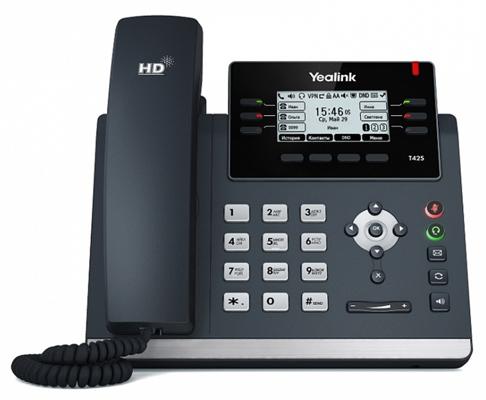 Yealink SIP-T42S - стационарный IP-телефон