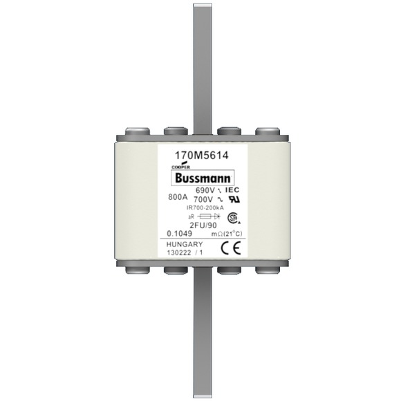 170M5614 Быстрый предохранитель 800A 690V 2FU/90 AR UC