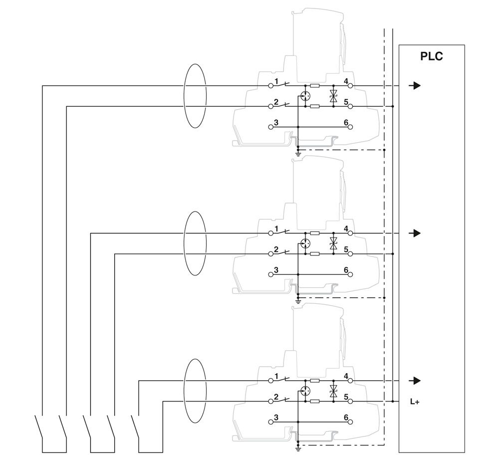 Phoenix contact 2906750 TTC-6P-1X2-M-24DC-PT-I Устройство защиты от перенапряжений