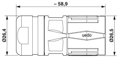 Phoenix contact 1619510 CA-19S1N128007S Кабельный соединитель