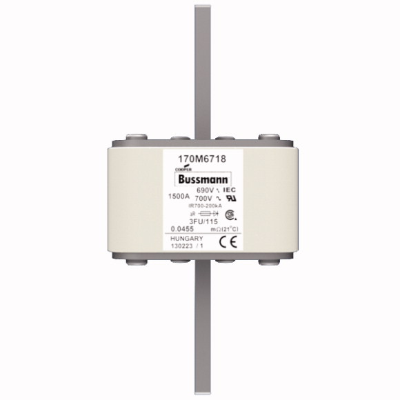 170M6715 Быстрый предохранитель 1100A 690V 3FU/115 AR UC