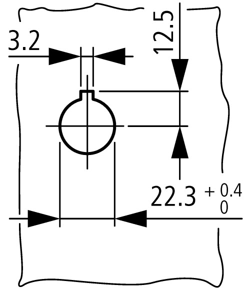 95829 Переключатель включения/выключения, 3-полюсн. + N, 32 A, Центральный монтаж (P1-32/EZ/N)