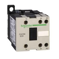 Schneider Electric CA3SK20BD ПРОМЕЖУТОЧНОЕ РЕЛЕ 2НО, ЦЕПЬ УПРАВЛЕНИЯ 24В ПОСТОЯННОГО ТОКА, ВИНТОВОЙ ЗАЖИМ