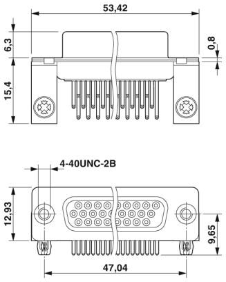 Phoenix contact 1655205 VS-25-BU-DSUB-HD-ER Контактная вставка D-SUB